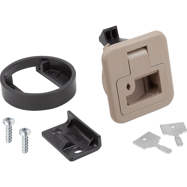 Kipp Snap Lock Fold-Down, Not Lockable, Form:B, S=2-7, H=35, 5, M05X16, Pc/Abs Beige K1651.2002356033 - main